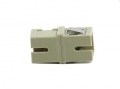 FIB SC Simplex MM Adapter Phosphorous Bronze Beige No Flange