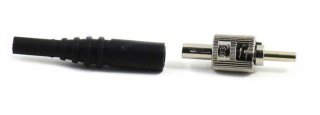 FIB ST Connector, Multimode, 140um, 3.00mm Boot, Stainless Ferrule FIB ST Connector, Multimode, 140um, 3.00mm Boot, Stainless Ferrule