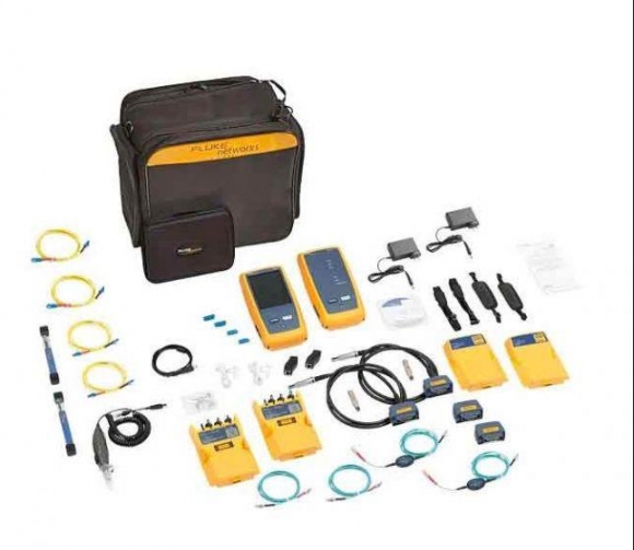 Fluke Networks Optical Loss Test Set Inspection Kit Quad DSX2 2 GHz