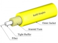TLC 3mm Simplex 9/125um SM SMF28 Ultra Fiber Optic Cable, Plenum, Yellow TLC 3mm Simplex 9/125um SM SMF28 Ultra Fiber Optic Cable, Plenum, Yellow