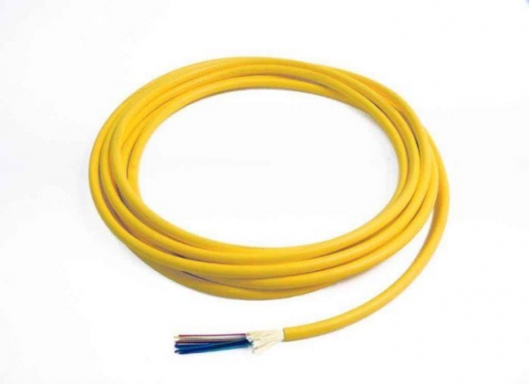 TLC 48 Fiber, 9/125um SM SMF28 Ultra, Distribution Fiber Optic Cable, Riser, Yellow