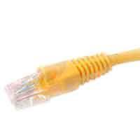 FIB Copper Cat 5e Patch Cable with Boots 3ft Yellow FIB Copper Cat 5e Patch Cable with Boots 3ft Yellow