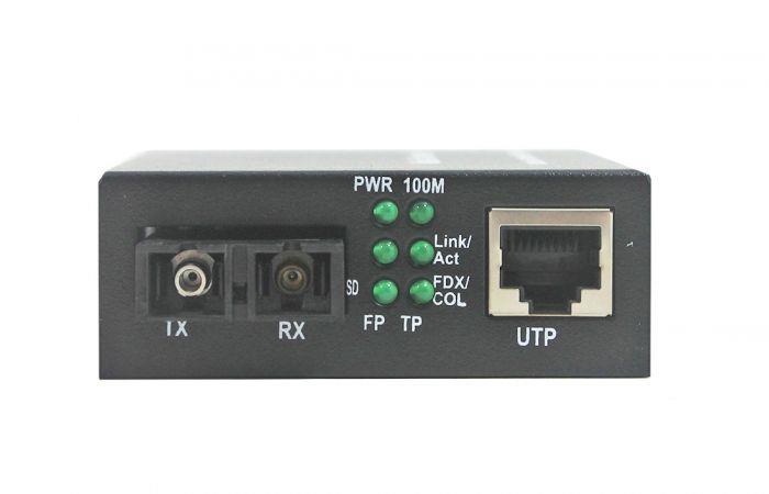 FIB Media Converter SC Singlemode 10/100 Base-T/TX to 100Base-FX 2km