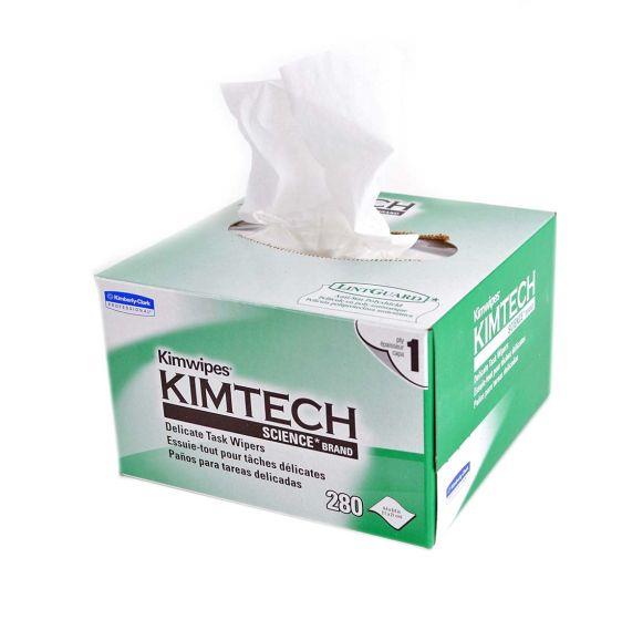 KimWipes Cleaning Wipes Delicate Task Wipes 140 per Box (15 Boxes per Case)