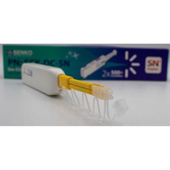 SN Connector Senko Duplex Ferrule End Face Cleaner, Senko SN Connector One Click Cleaner SN Connector Senko Duplex Ferrule End Face Cleaner, Senko SN Connector One Click Cleaner