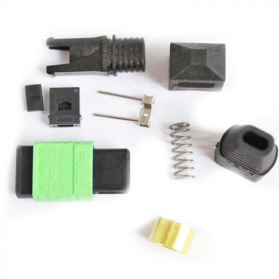 US Conec MTP Connector Singlemode 12 Fiber APC 3mm-Green, Female US Conec MTP Connector Singlemode 12 Fiber APC 3mm-Green, Female