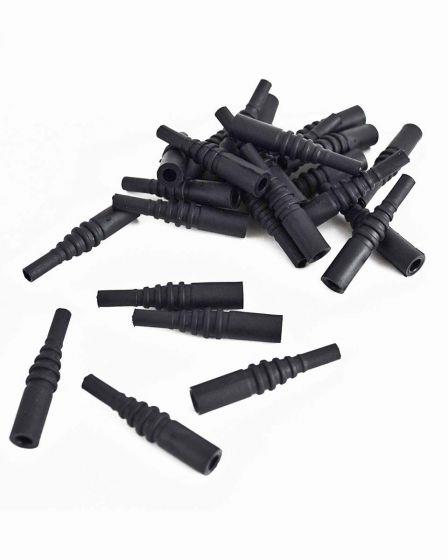 FIB Connector Boot ST 3.0mm Black - 25 Pack