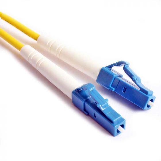 FIB Fiber Optic Patch Cable, LC to LC UPC-UPC, 10 meters, 1.6mm Simplex SM SMF-28 Ultra Fiber FIB Fiber Optic Patch Cable, LC to LC UPC-UPC, 10 meters, 1.6mm Simplex SM SMF-28 Ultra Fiber