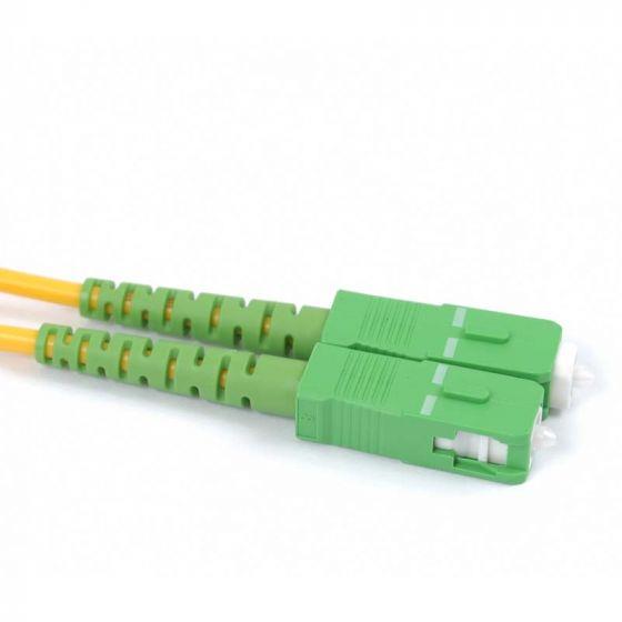 FIB Fiber Optic Patch Cable, SC APC to SC APC, 10 meters, 3mm Simplex SM SMF-28 Ultra Fiber