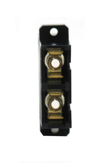 FIB SC Adapter Duplex Black Multimode - with Flange, Style 3