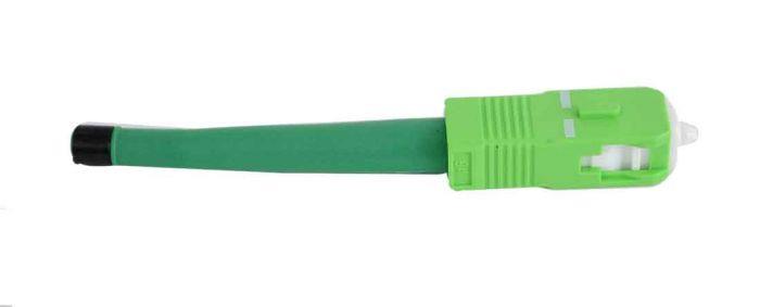 FIB Splice-On Connector LC Singlemode Armordillo OM4 3mm / 2mm / 1.6mm Green 10 Pack