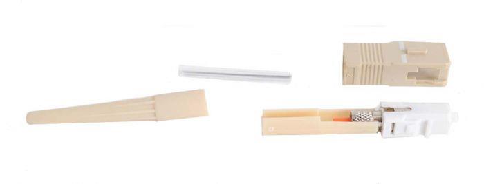 FIB Splice-On Connector SC PC Multimode Cheetah 62.5um OM1 900um Beige 10 Pack