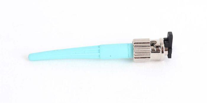 FIB Splice-On Connector ST PC Multimode Cheetah 50um OM3 900um Aqua 100 Pack