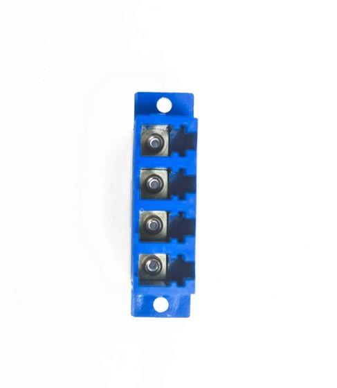 FIB-LC SM Quad,Polymer Housing-Zirconia-Duplex SC Footprint