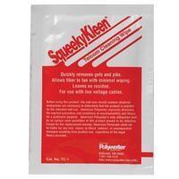 Polywater Cleaning Wipes SqueekyKleen Telecom Cleaner Saturated Wipe 12-Pack