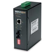Signamax Hardened 10/100Base T/TX to 100Base FX, ST/MM 2km