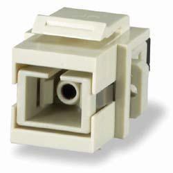 Signamax SC MM/SM Fiber Keystone Module White Signamax SC MM/SM Fiber Keystone Module White