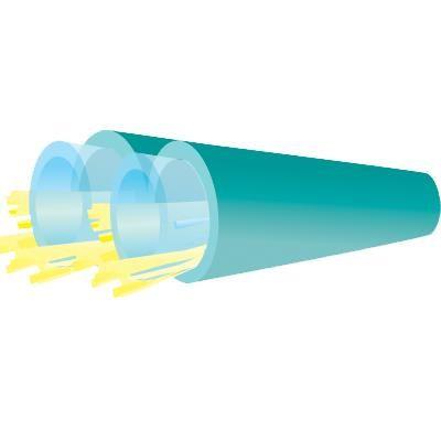 TLC 2mm Duplex Furcation Tube Aqua TLC 2mm Duplex Furcation Tube Aqua