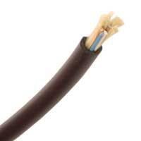 TLC 6 Fiber, 9/125um SM SMF28 Ultra, Indoor/Outdoor Fiber Optic Cable, Plenum, Black