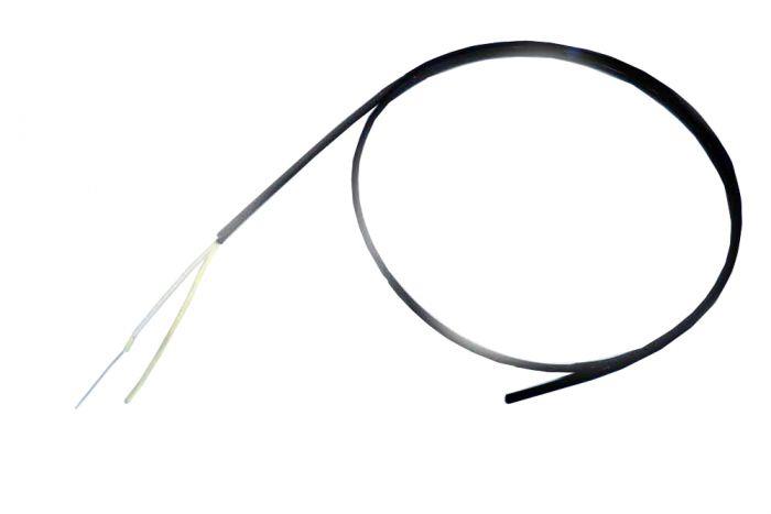 TLC 6 Fiber SM SMF28 Ultra Dry Flat Drop Cable PE Black