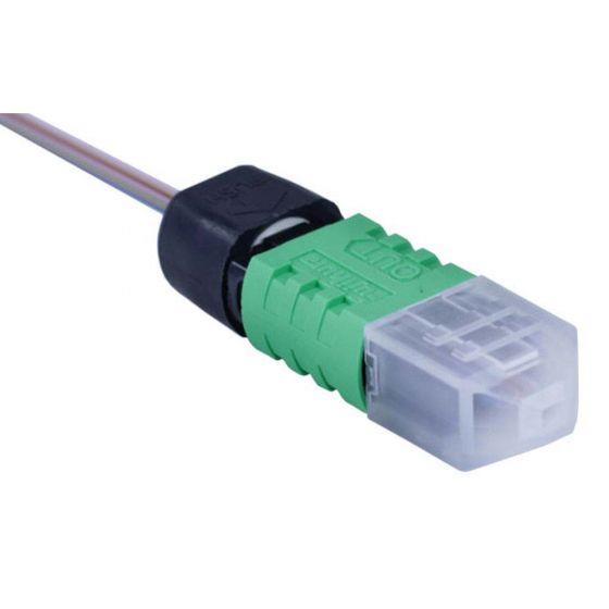 AFL Splice-On Connector MPO APC Singlemode FuseConnect 250um Ribbon 3mm Male Green 6 Pack AFL Splice-On Connector MPO APC Singlemode FuseConnect 250um Ribbon 3mm Male Green 6 Pack