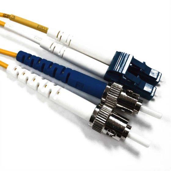 FIB Fiber Optic Cable Duplex Patchcord 1.6mm SM SMF-28 Ultra Fiber ST/UPC to LC/UPC 1 meter