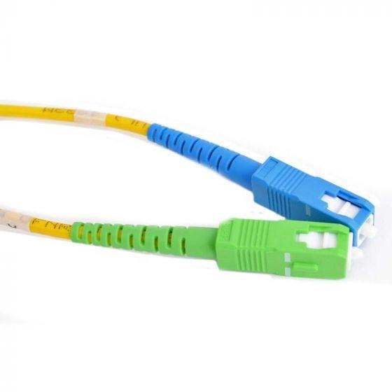 FIB Fiber Optic Cable Simplex 1.6mm SM 9/125 Ultra LC/APC-SC/UPC-10 Meters FIB Fiber Optic Cable Simplex 1.6mm SM 9/125 Ultra LC/APC-SC/UPC-10 Meters