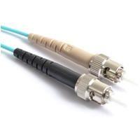 FIB Fiber Optic Patch Cable, ST PC to ST PC, 1 meter, 1.6mm Duplex MM ClearCurveOM3 Fiber FIB Fiber Optic Patch Cable, ST PC to ST PC, 1 meter, 1.6mm Duplex MM ClearCurveOM3 Fiber