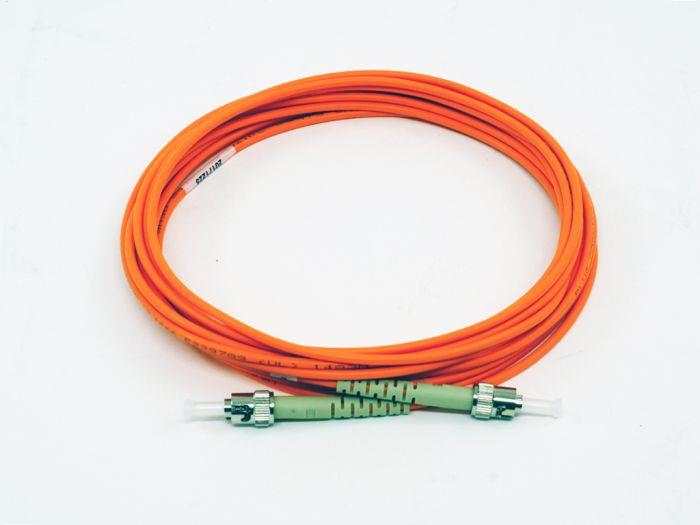 FIB Fiber Optic Patch Cable, ST PC to ST PC, 1 meter, 3mm Simplex MM Infinicor 300 Fiber