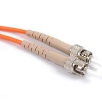FIB Fiber Optic Patch Cable, ST PC to ST PC, 3 meters, 3mm Simplex MM ClearCurveOM2 Fiber FIB Fiber Optic Patch Cable, ST PC to ST PC, 3 meters, 3mm Simplex MM ClearCurveOM2 Fiber