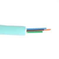 TLC 4 Fiber, 50/125um ClearCurve OM3, Distribution Fiber Optic Cable, Riser, Aqua